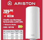 Chauffe-eau électrique Vertical Initio 2,2kW - ARISTON en promo chez Screwfix Drancy à 229,99 €