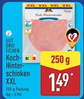 Koch-Hinterschinken XXL im Angebot bei ALDI Nord in Flensburg Koch-Hinterschinken XXL Angebote von GUT DREI EICHEN bei ALDI Nord Flensburg für 1,49 €