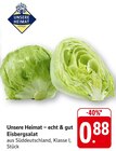 EDEKA Mannheim - Eisbergsalat Angebot im Prospekt Eisbergsalat bei EDEKA im Mannheim Prospekt für 0,88 €