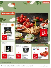 Offre Mozzarella dans le catalogue Auchan Supermarché du moment à la page 7