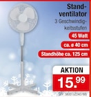 Zimmermann Magdeburg - Standventilator Angebot im Prospekt Standventilator bei Zimmermann im Magdeburg Prospekt für 15,99 €