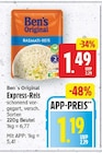 Express-Reis von Ben’s Original im aktuellen E center Prospekt