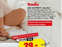 DUO-STEPPBETT „Dala Bio“ bei Höffner in Aschaffenburg DUO-STEPPBETT „Dala Bio“ im Angebot bei Höffner Aschaffenburg für 199,00 €