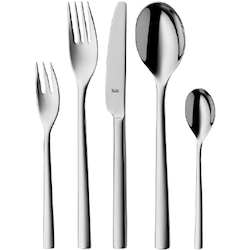 Edelstahl-Besteck-Set, 30-teilig