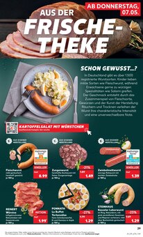 Mettwurst im Kaufland Prospekt "Aktuelle Angebote" mit 58 Seiten (Mülheim (Ruhr))