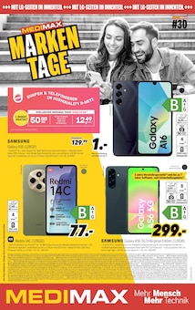 MEDIMAX Prospekt der Woche "MARKENTAGE" Seite 1, 18.07.2025 bis 25.07.2025 für Dallgow-Döberitz Aktueller MEDIMAX Prospekt "MARKENTAGE" Seite 1 von 11 Seiten für Dallgow-Döberitz