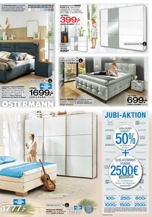 Bett im Ostermann Prospekt "77 Jahre Ostermann – Das Jubiläum" mit 16 Seiten (Dortmund)