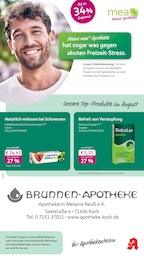 mea - meine apotheke Prospekt für Korb mit 4 Seiten mea - meine apotheke Prospekt für Korb: "Unsere August-Angebote", 4 Seiten, 01.08.2026 - 31.08.2026