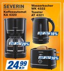 Severin Kaffeeautomat KA 4320 bei famila Nordost im Langenhagen Prospekt für 24,99 €