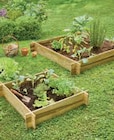 Carré potager en pin dans le catalogue Hyper U