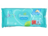 Lingettes bébé fresh ou sensitive - Pampers - Wibra à Roubaix Lingettes bébé fresh ou sensitive - Pampers en promo chez Wibra Roubaix à 1,29 €