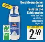 Feinster Bio Schlagsahm von Berchtesgadener Land im aktuellen EDEKA Prospekt für 2,49 €