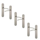 3 ensembles de 2 poignées sur plaque ronde GoodHome Beare effet nickel satin gris L. 110,5 x l. 45 mm entraxe 195 mm - Castorama 3 ensembles de 2 poignées sur plaque ronde GoodHome Beare effet nickel satin gris L. 110,5 x l. 45 mm entraxe 195 mm à 33,90 € dans le catalogue Castorama