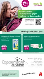 mea - meine apotheke Apotheken Prospekt der aktuellen Woche mit 4 Seiten, gültig von 01.03.2026 bis 31.03.2026, in Bönningstedt und Umgebung Aktueller mea - meine apotheke Apotheken Prospekt in Bönningstedt und Umgebung, "Unsere März-Angebote" mit 4 Seiten, 01.03.2026 - 31.03.2026