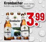 Pils Angebote von Krombacher bei Trinkgut Worms für 3,99 €