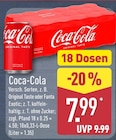 Original Taste von Coca-Cola im aktuellen ALDI Nord Prospekt für 7,99 €
