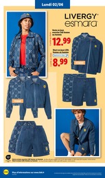 Prix et réduction Jean Homme dans le prospectus Lidl en cours Offre Jean Homme dans le catalogue Lidl du moment à la page 72