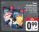 felix Katzen-Snack im Angebot bei EDEKA in Amberg felix Katzen-Snack Angebote von Purina bei EDEKA Amberg für 0,99 €