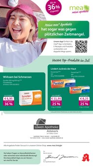 Aktueller mea - meine apotheke Prospekt "Unsere Juli-Angebote" für Kerken Aktueller mea - meine apotheke Prospekt für Kerken mit Seiten