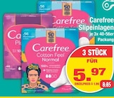 Slipeinlagen im EDEKA Prospekt Slipeinlagen von Carefree im aktuellen EDEKA Prospekt für 5,97 €