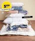 5 HOUSSES VIDE-AIR - Gifi à Champigny-sur-Marne 5 HOUSSES VIDE-AIR en promo chez Gifi Champigny-sur-Marne à 5,99 €