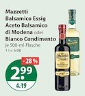 Aceto Balsamico di Modena von Mazzetti im aktuellen V-Markt Prospekt für 2,99 €