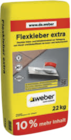 Flexkleber „extra“ bei toom Baumarkt im Prospekt "" für 16,99 €