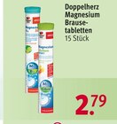 Magnesium Brausetabletten Angebote von Doppelherz bei Rossmann Wiesbaden für 2,79 €