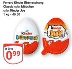 Kinder Überraschung Classic im Angebot bei GLOBUS in Braunschweig Kinder Überraschung Classic Angebote von Ferrero bei GLOBUS Braunschweig für 0,99 €