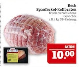 Aktuelles Spanferkel-Rollbraten Angebot bei Marktkauf in Leipzig ab 10,00 €