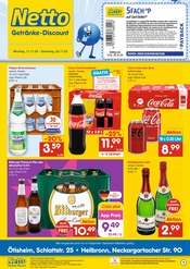 Bier im Netto Marken-Discount Prospekt in Bad Friedrichshall Aktueller Netto Marken-Discount Prospekt mit Bier, "DER ORT, AN DEM DU IMMER AUSGEZEICHNETE PREISE FINDEST.", Seite 1