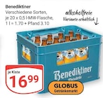 GLOBUS Gensingen - Benediktiner Angebot im Prospekt Benediktiner bei GLOBUS im Gensingen Prospekt für 16,99 €