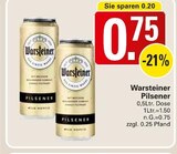 Aktuelles Warsteiner Pilsener Angebot bei WEZ in Bad Oeynhausen ab 0,75 €