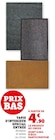 Promo Tapis d'intérieur spécial entrée à 4,90 € dans le catalogue Super U à Saint-Herblain