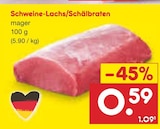 Netto Marken-Discount Großschönau - Schweine-Lachs/Schälbraten Angebot im Prospekt Schweine-Lachs/Schälbraten bei Netto Marken-Discount im Großschönau Prospekt für 0,59 €