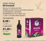 BIO Aroniasaft im VITALIA Reformhaus Prospekt BIO Aroniasaft von Aronia Original im aktuellen VITALIA Reformhaus Prospekt für 6,49 €