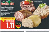 Land-Bauernleberwurst oder Land-Rotwurst von BauernGut im aktuellen E center Prospekt