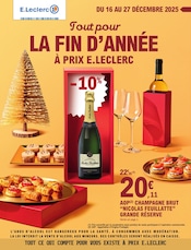 Prospectus E.Leclerc à Anglet, "Tout pour LA FIN D'ANNÉE À PRIX E.LECLERC", 64 pages de promos valables du 16/12/2025 au 27/12/2025