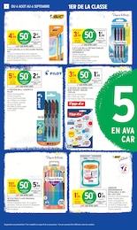 Prix et réduction Crayon dans le prospectus Intermarché Super en cours Offre Crayon dans le catalogue Intermarché Super du moment à la page 4