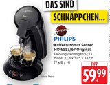 Kaffeeautomat Senseo HD 6553/67 Original im Angebot bei E center in Pirmasens Kaffeeautomat Senseo HD 6553/67 Original Angebote von Philips bei E center Pirmasens für 59,99 €