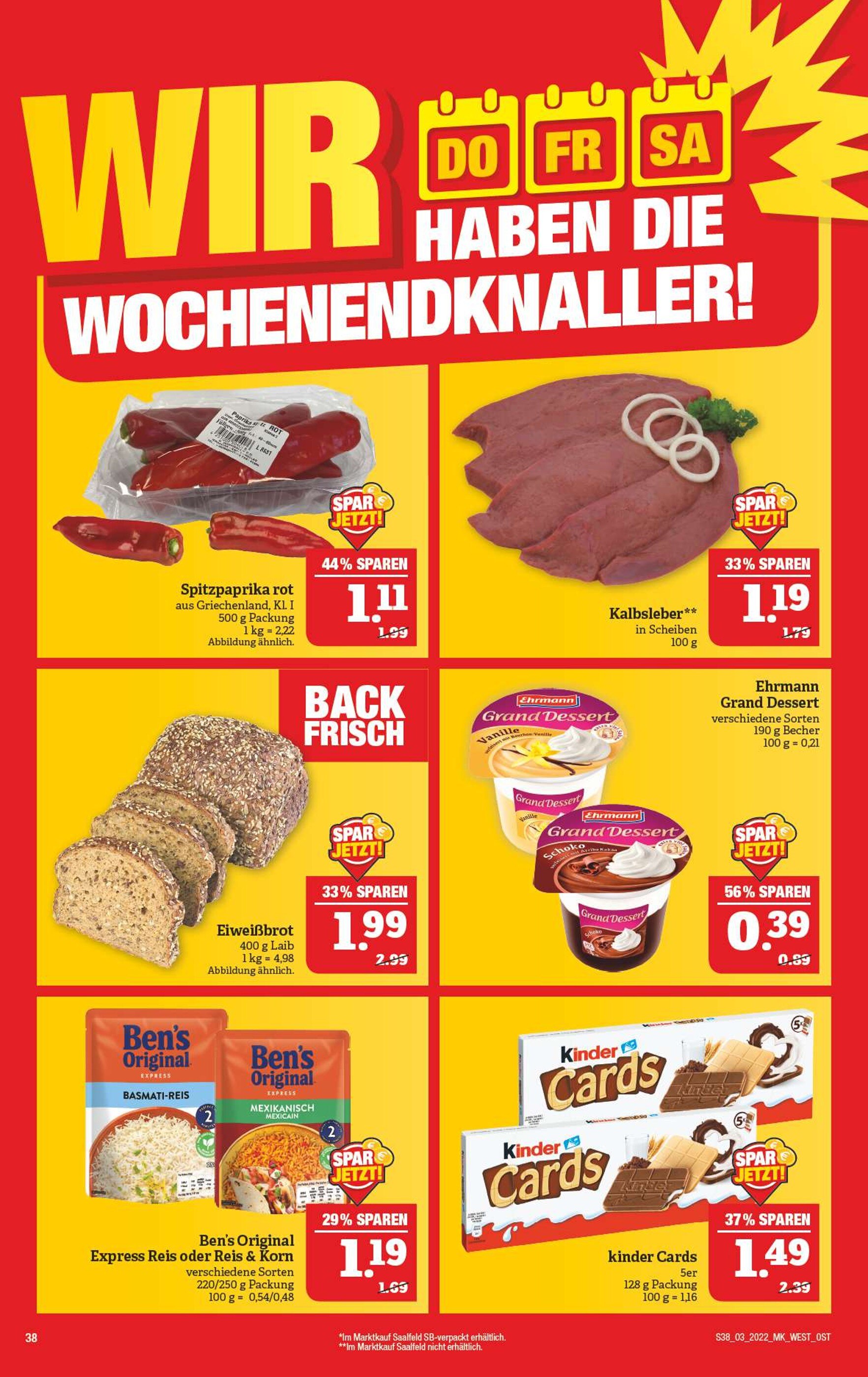 Marktkauf Prospekt für Arnstein mit 2 Seiten Marktkauf Prospekt für Arnstein: "Top Angebote!", 2 Seiten, 20.01.2022 - 22.01.2022