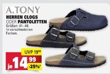 Aktuelles Herren Clogs Angebot bei E center in Reutlingen ab 14,99 €