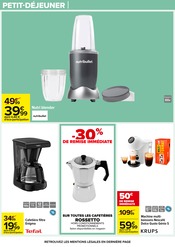 Tefal Angebote im Prospekt "PETIT-DÉJEUNER" von Carrefour Tefal Angebote im Prospekt "PETIT-DÉJEUNER" von Carrefour auf Seite 18