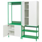 Kleiderschrank mit 4 Türen weiß Fonnes/grün im Angebot bei IKEA in Aurich Kleiderschrank mit 4 Türen weiß Fonnes/grün Angebote von PLATSA bei IKEA Aurich für 361,00 €