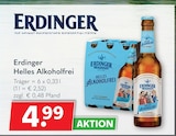 Helles Alkoholfrei im Angebot bei Getränkeland in Stralsund Helles Alkoholfrei Angebote von Erdinger bei Getränkeland Stralsund für 4,99 €