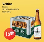 Pilsener im Angebot bei Getränke Hoffmann in Pinneberg Pilsener Angebote von Veltins bei Getränke Hoffmann Pinneberg für 15,99 €