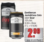 Coca Cola Angebote von Gentleman Jack bei Profi Getränke Offenbach für 2,99 €