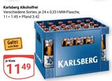 Alkoholfrei von Karlsberg für 11,49 € bei GLOBUS im Angebot Alkoholfrei von Karlsberg im aktuellen GLOBUS Prospekt