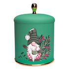 Bougie décor gnome et fleurs dans le catalogue Carrefour Market