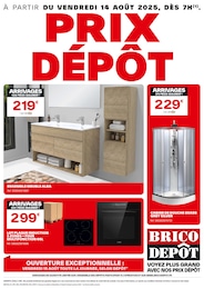 Catalogue Bricolage Brico Dépôt en cours à Sierentz et alentours, PRIX DÉPÔT, 1 page, 14/08/2025 - 28/08/2025